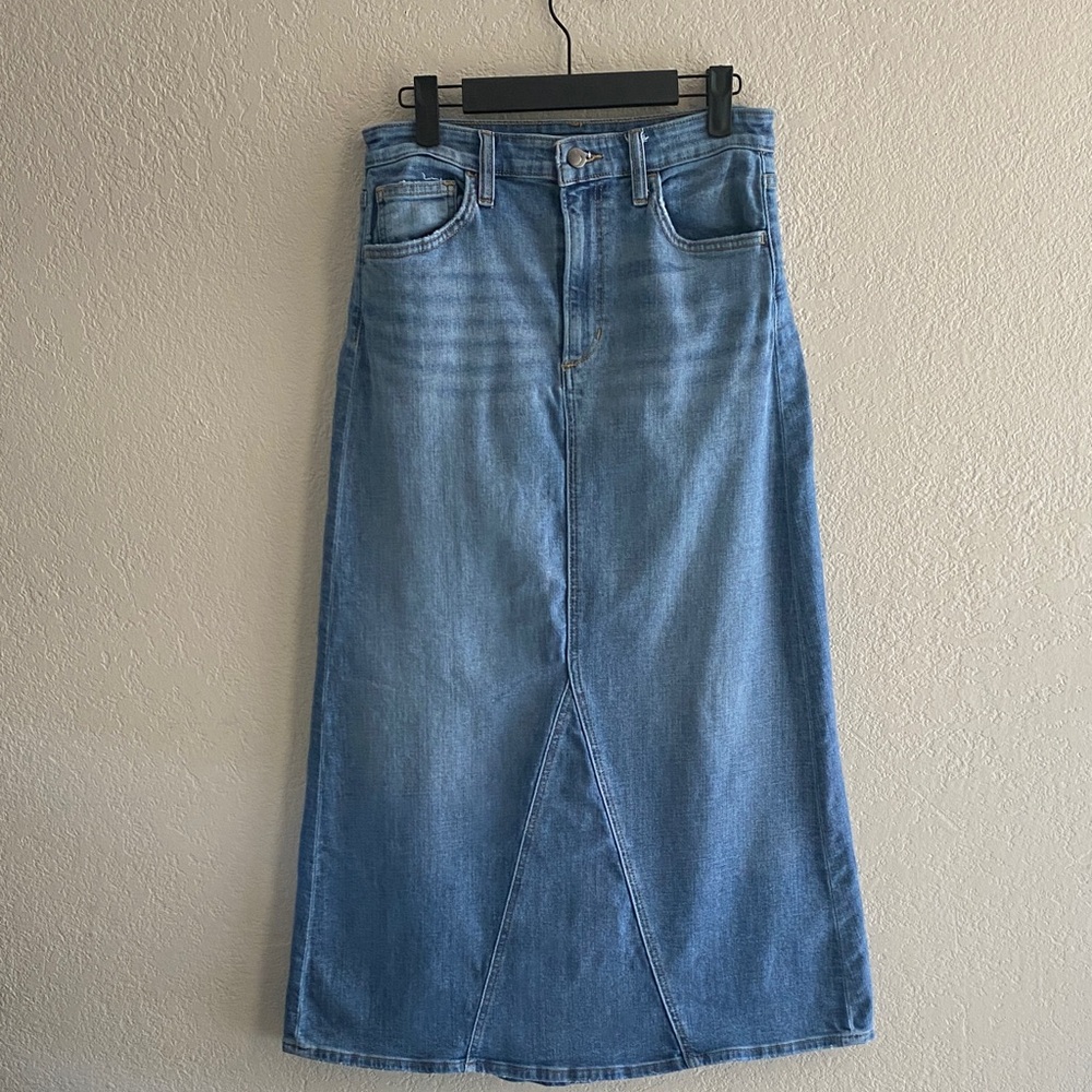 Joe’s Jeans Delia Blue Denim Maxi Skirt size 27